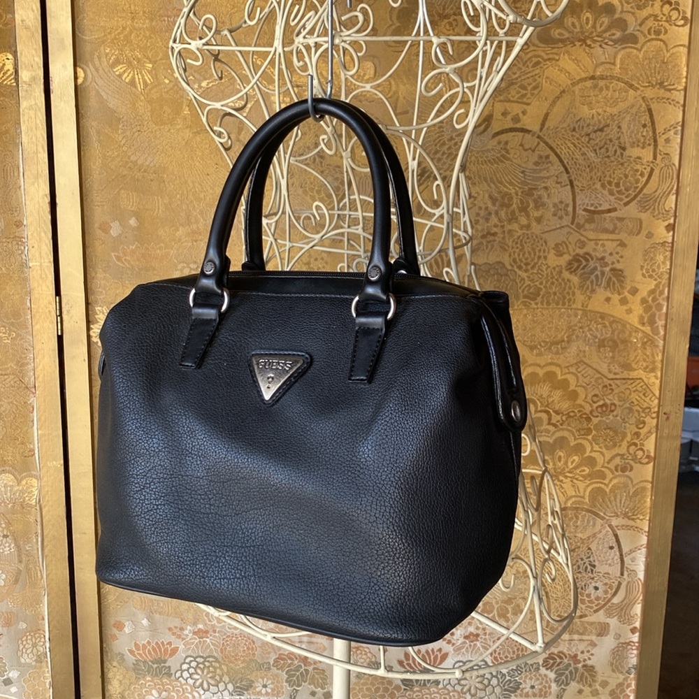 Guess Black Satchel Handbag